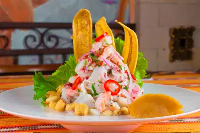 Ceviche Peruano de Pescado Blanco
