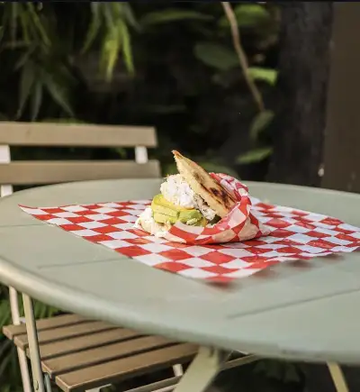 Arepa vegetariana 