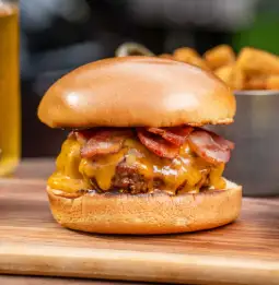 Doble bacon chesse burguer 