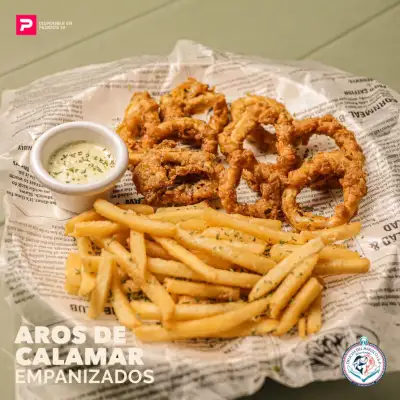 Aros de Calamar Empanizados