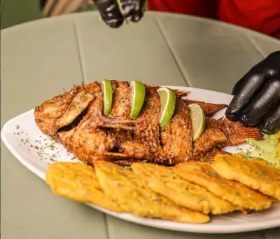 Tilapia roja Frita